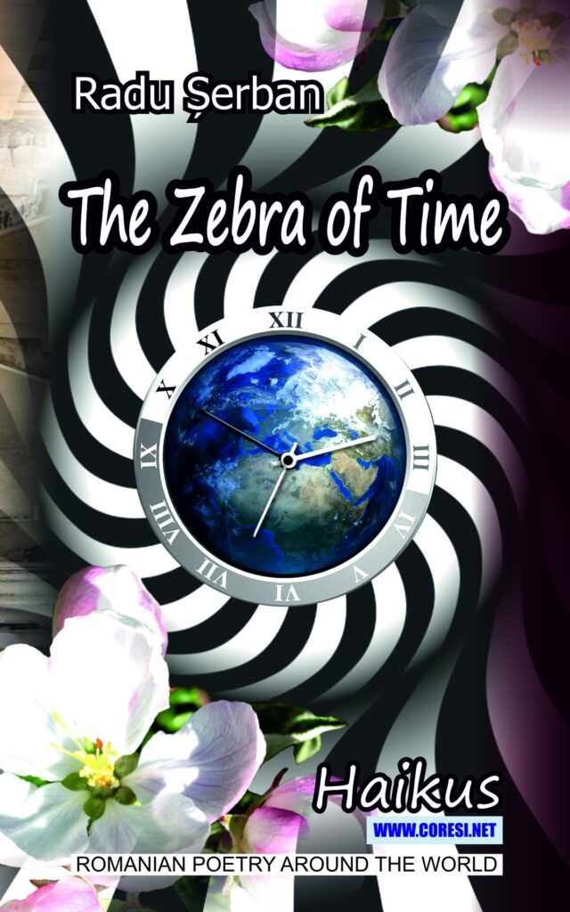 Book cover for The Zebra of Time. Haiku